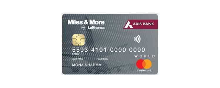 Axis Bank Miles and More Credit Cards